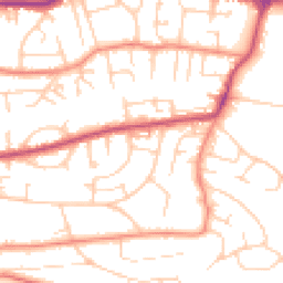 Daytime road noise heatmap for LS29 8QR