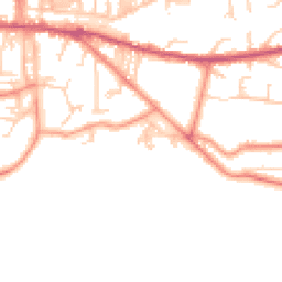 Daytime road noise heatmap for LS29 8SX