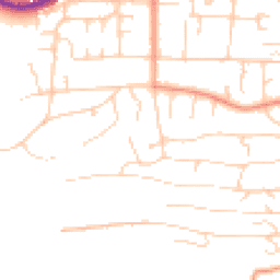 Daytime road noise heatmap for LS29 9FF