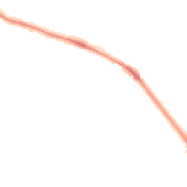 Night-time road noise heatmap for LS6 1BH