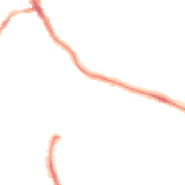 Night-time road noise heatmap for LS6 1BY