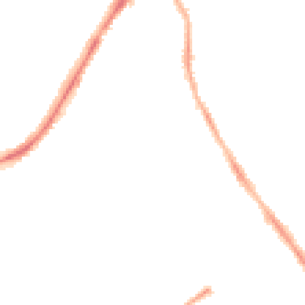 Night-time road noise heatmap for LS8 5HY
