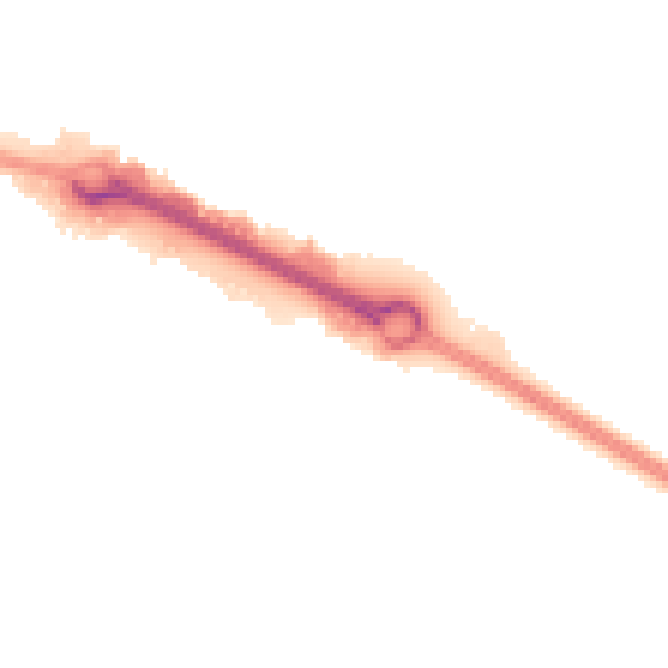 Night-time road noise heatmap for LS9 0DW