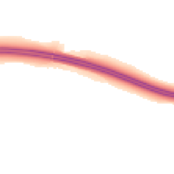 Night-time road noise heatmap for LS9 0EP