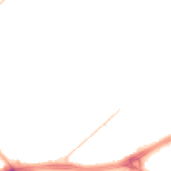 Night-time road noise heatmap for LS9 6QH