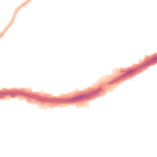 Night-time road noise heatmap for LS9 7QT
