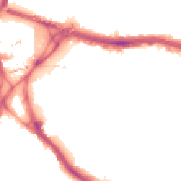 Night-time road noise heatmap for LS9 8SG