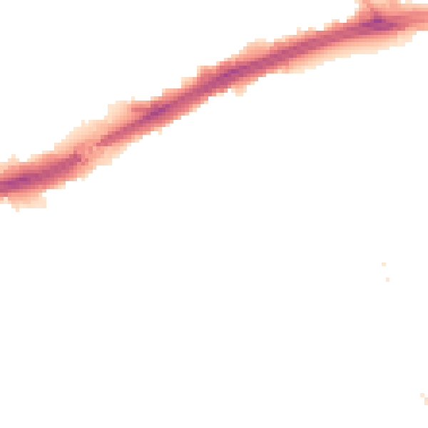 Night-time road noise heatmap for LS9 9DX