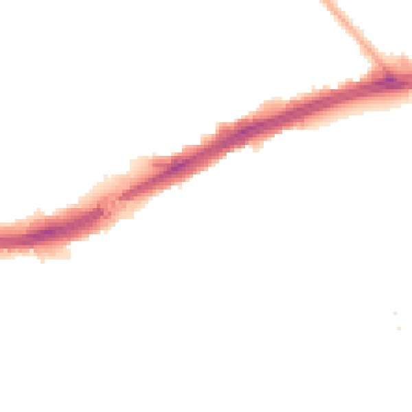 Night-time road noise heatmap for LS9 9DZ