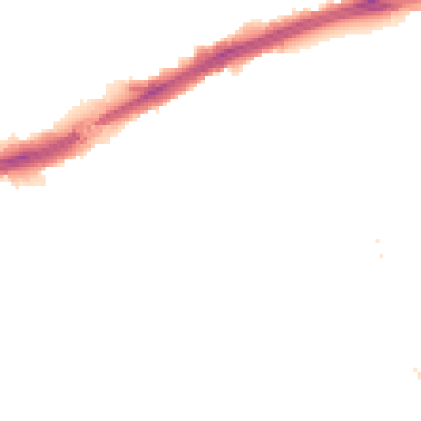 Night-time road noise heatmap for LS9 9HD