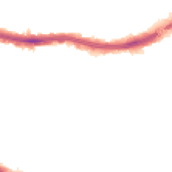 Night-time road noise heatmap for LS9 9JB