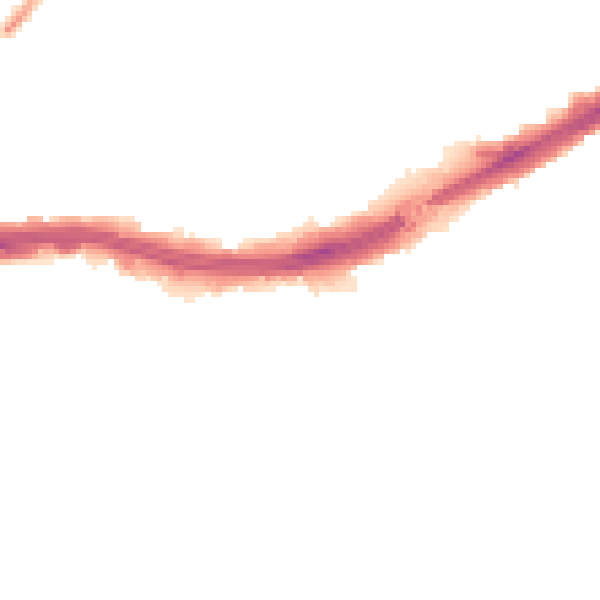 Night-time road noise heatmap for LS9 9LP