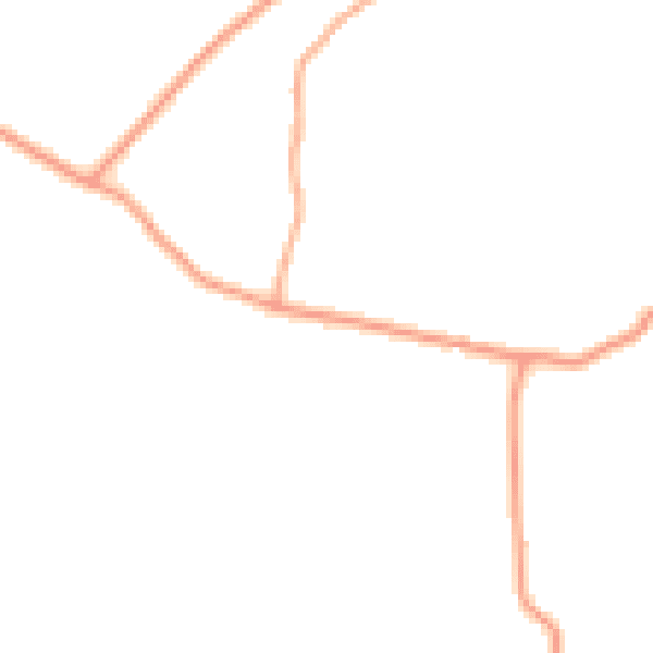 Daytime road noise heatmap for LU2 8PN