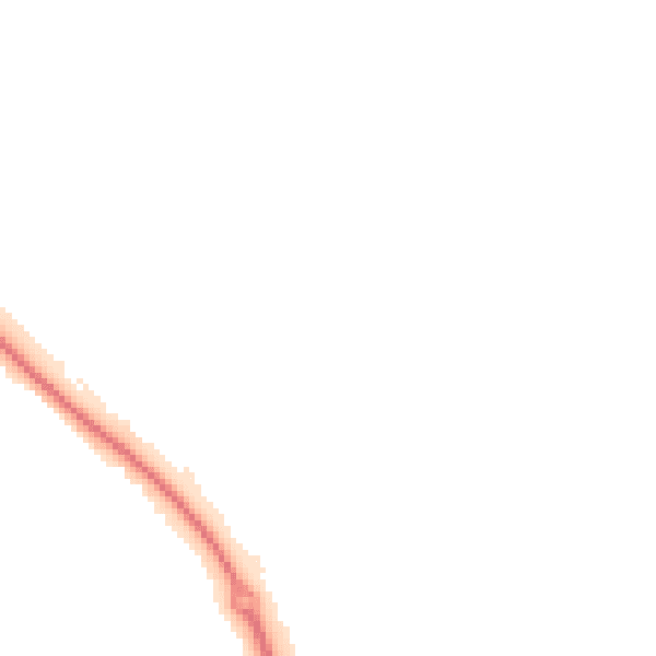 Night-time road noise heatmap for LU2 9AE