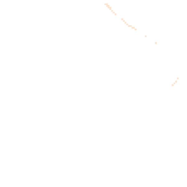 Night-time road noise heatmap for LU2 9TR