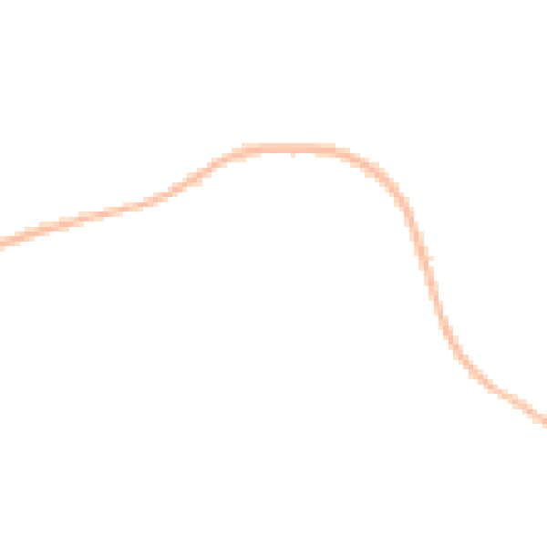 Night-time road noise heatmap for LU3 4AS