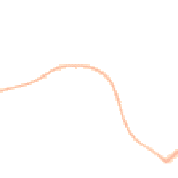 Night-time road noise heatmap for LU3 4AY