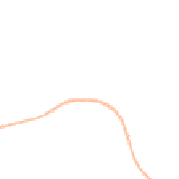 Night-time road noise heatmap for LU3 4DS