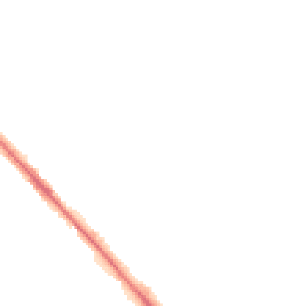 Night-time road noise heatmap for LU5 4AD