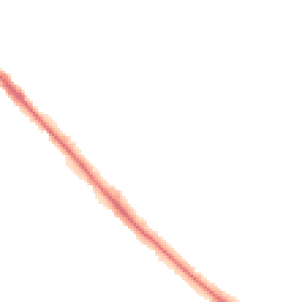 Night-time road noise heatmap for LU5 4AP