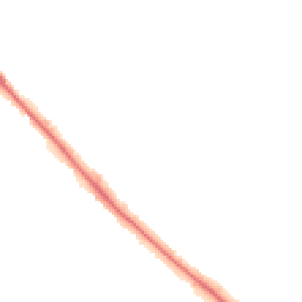 Night-time road noise heatmap for LU5 4AR