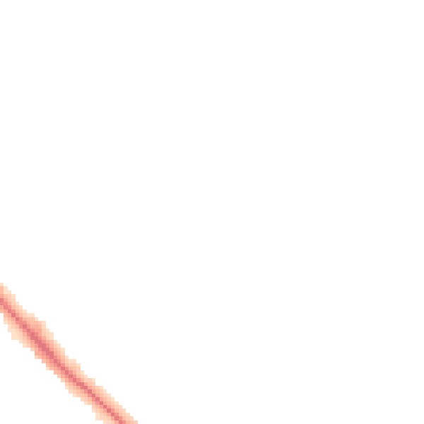 Night-time road noise heatmap for LU5 4AU