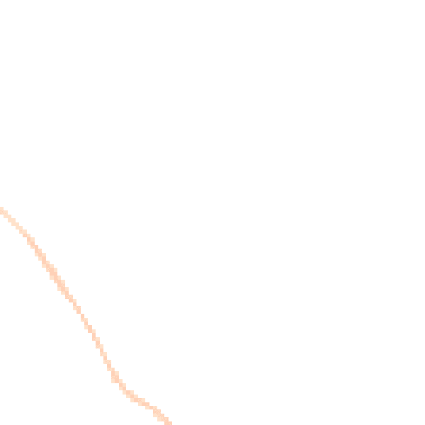 Night-time road noise heatmap for LU5 5JT