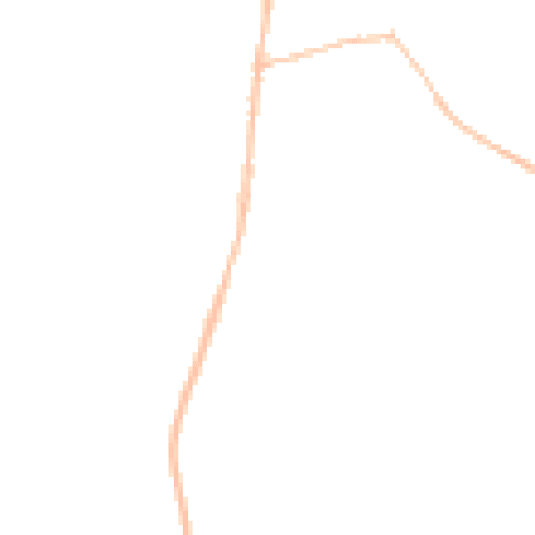 Night-time road noise heatmap for LU5 6EH