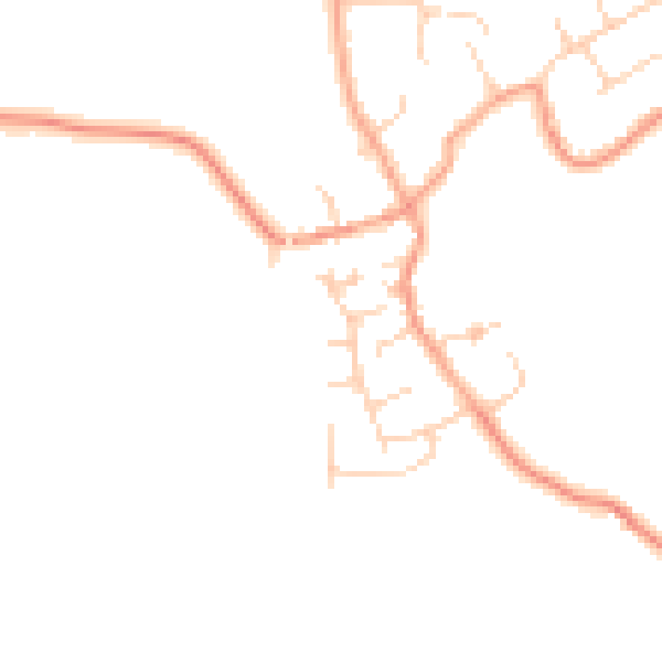 Daytime road noise heatmap for LU5 6LU