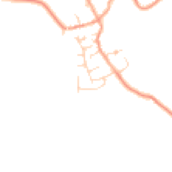 Daytime road noise heatmap for LU5 6LX