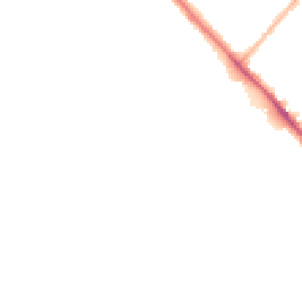 Night-time road noise heatmap for LU6 1AG