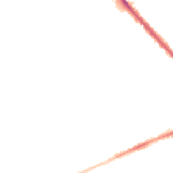 Night-time road noise heatmap for LU6 1EB