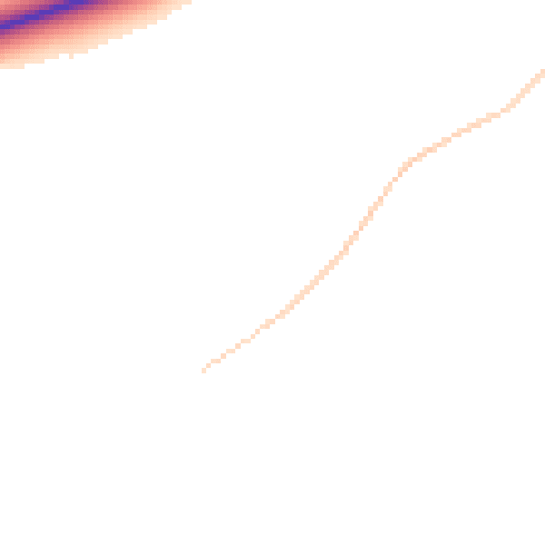 Daytime road noise heatmap for LU6 1RP