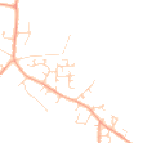 Daytime road noise heatmap for LU6 2AS