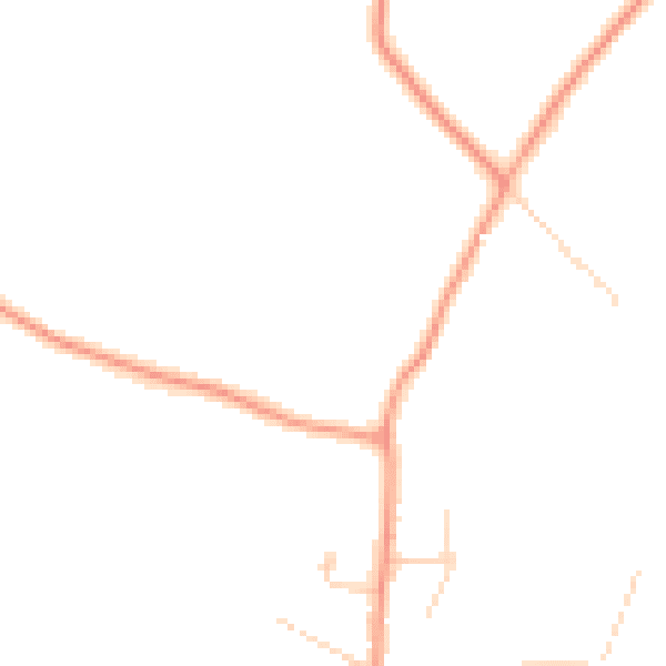 Daytime road noise heatmap for LU6 2BH