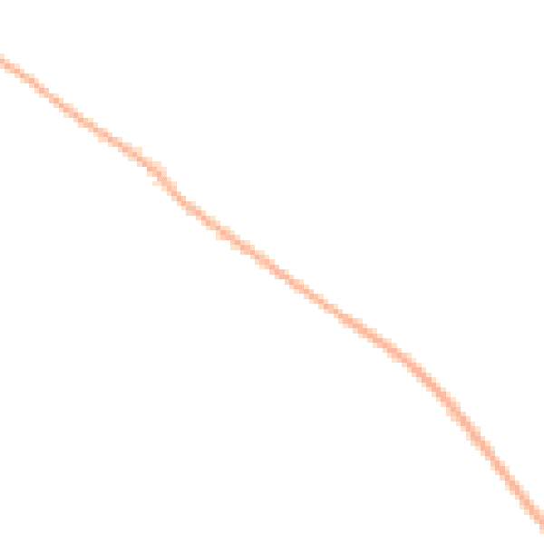 Night-time road noise heatmap for LU6 2ET