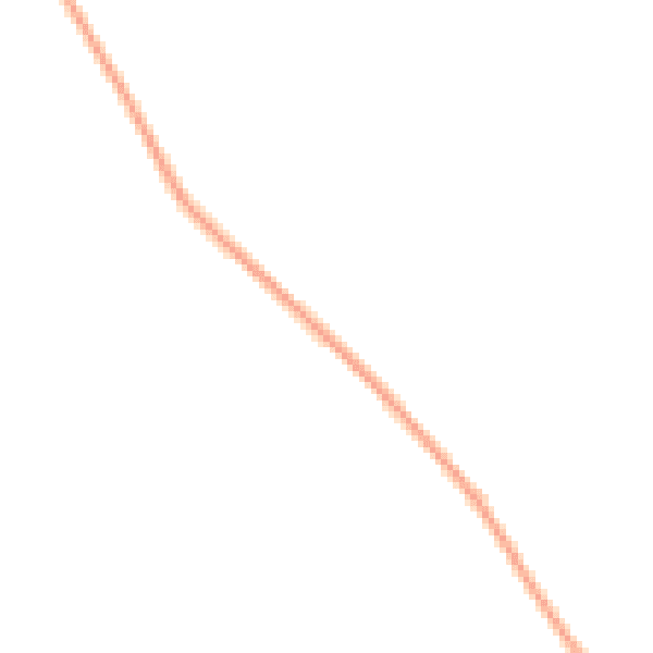 Night-time road noise heatmap for LU6 2HE