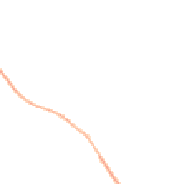 Night-time road noise heatmap for LU6 2LE