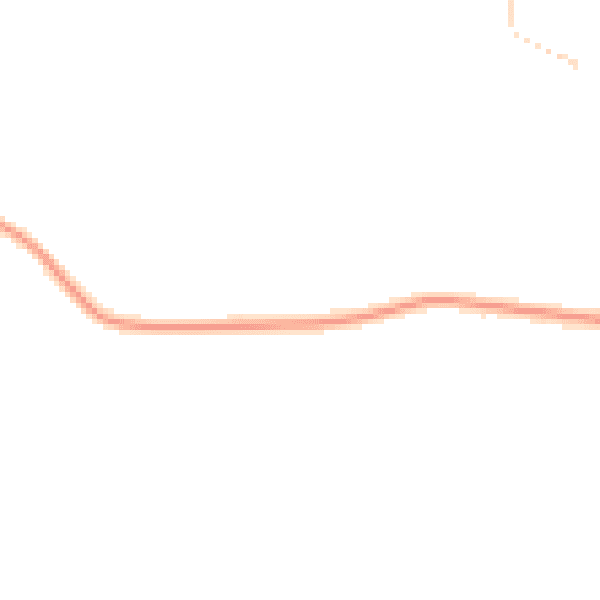 Daytime road noise heatmap for LU6 2NJ