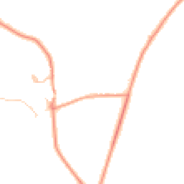 Daytime road noise heatmap for LU6 2QF