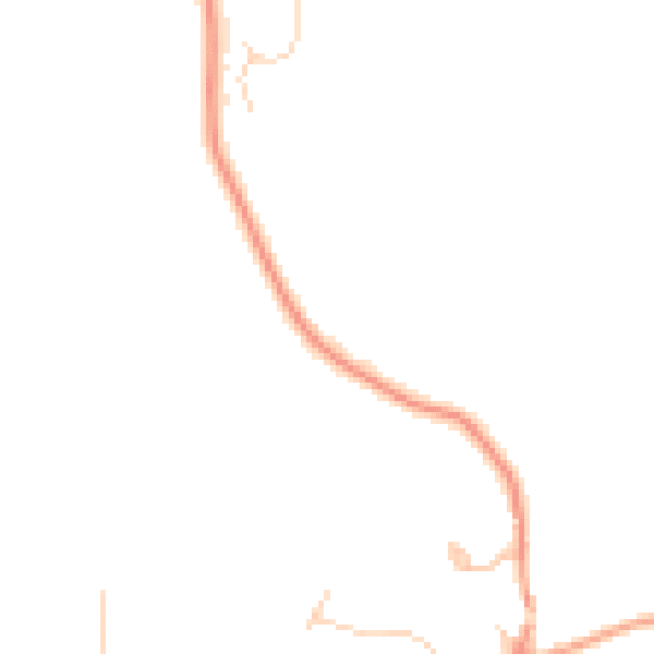 Daytime road noise heatmap for LU6 2QL