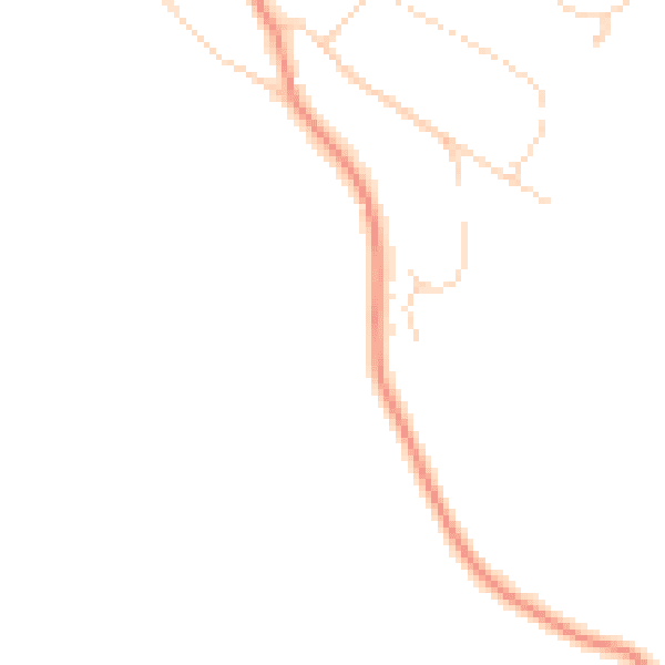Daytime road noise heatmap for LU6 2QQ