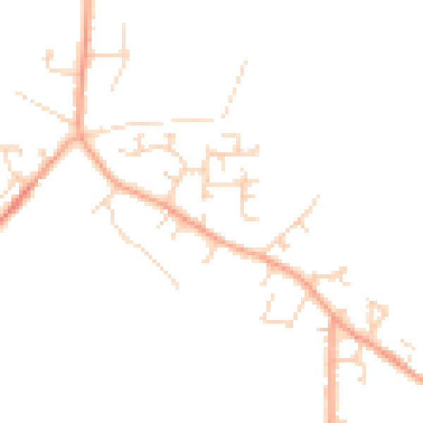 Daytime road noise heatmap for LU6 2RL