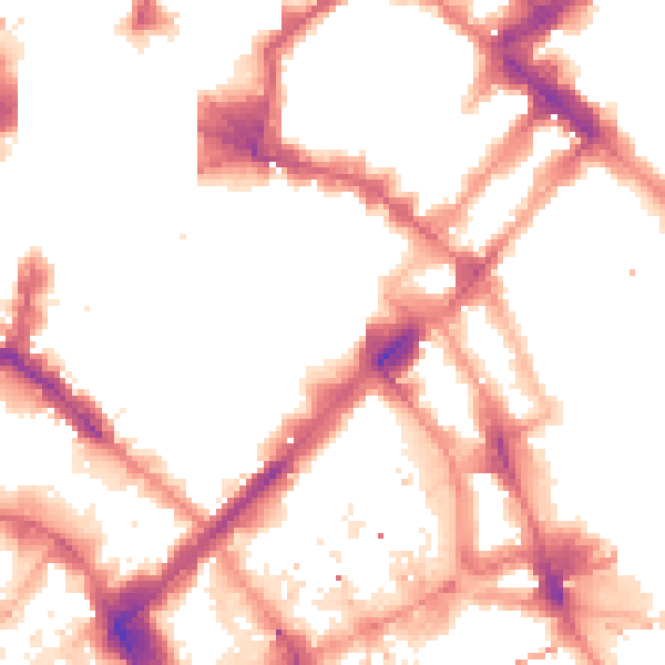 Night-time road noise heatmap for M1 1AF