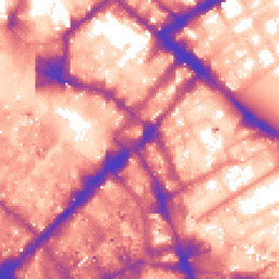 Daytime road noise heatmap for M1 1HF
