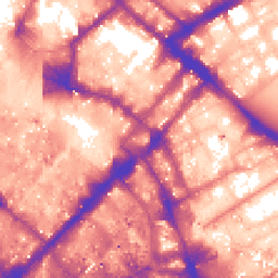 Daytime road noise heatmap for M1 1HP