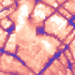 Daytime road noise heatmap for M1 1NN