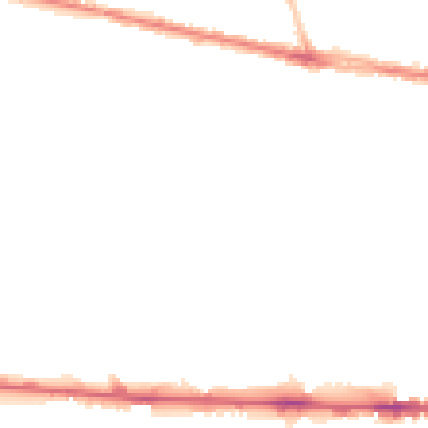 Night-time road noise heatmap for M11 1AJ