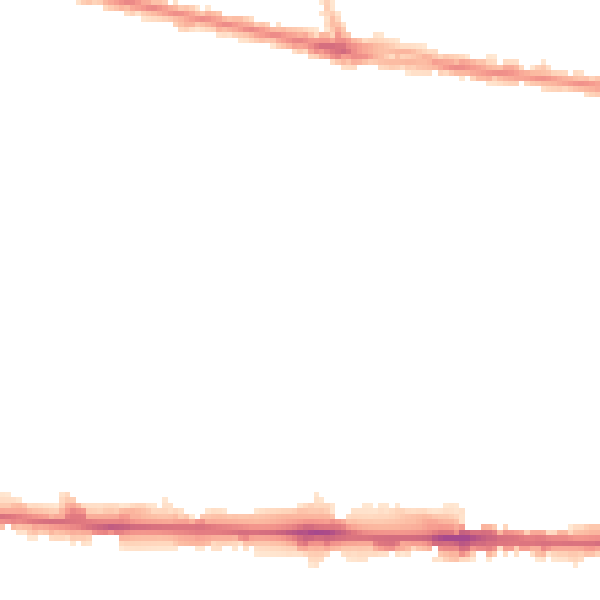 Night-time road noise heatmap for M11 1DP