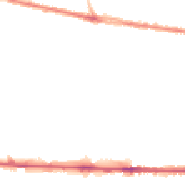 Night-time road noise heatmap for M11 1DQ